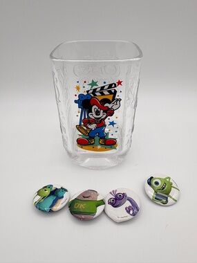 Disney McDonald's Millennium glass Disney/Pixar Monsters University